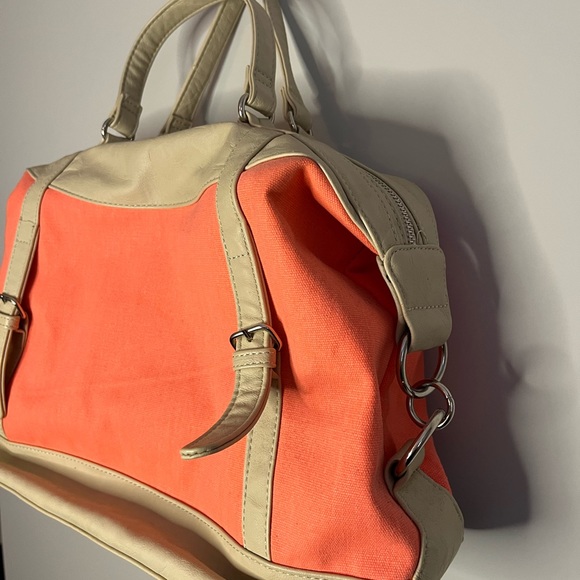 Forever 21 - coral pink large purse - Picture 2 of 3